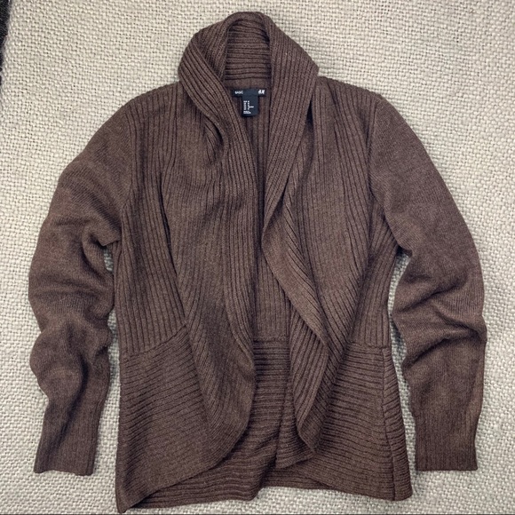 H&M Sweaters - H&M Basic Brown Cardigan